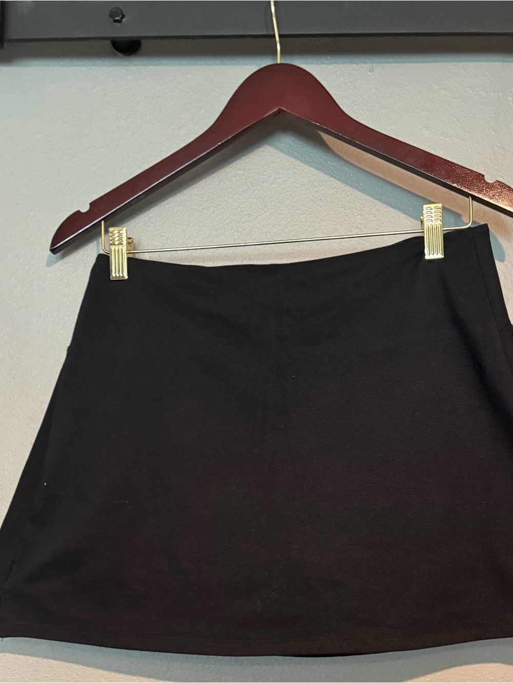 Marika Black Mini Skort - Simple A-Line